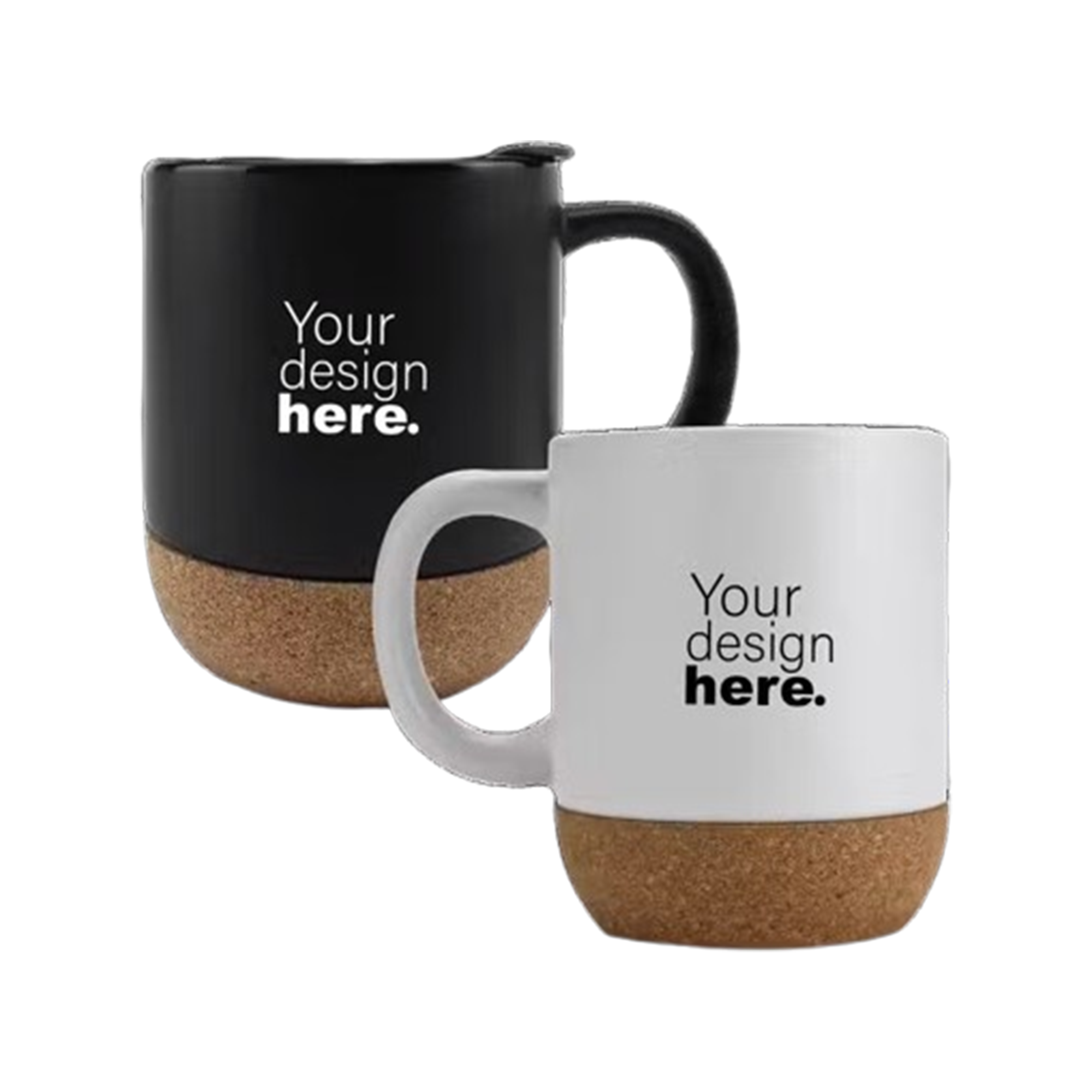 Custom Cork Base Coffee Mug