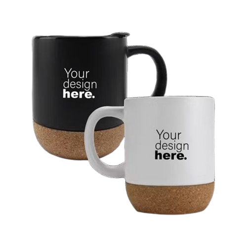Custom Cork Base Coffee Mug