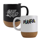 Custom Cork Base Coffee Mug