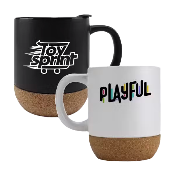 Custom Cork Base Coffee Mug