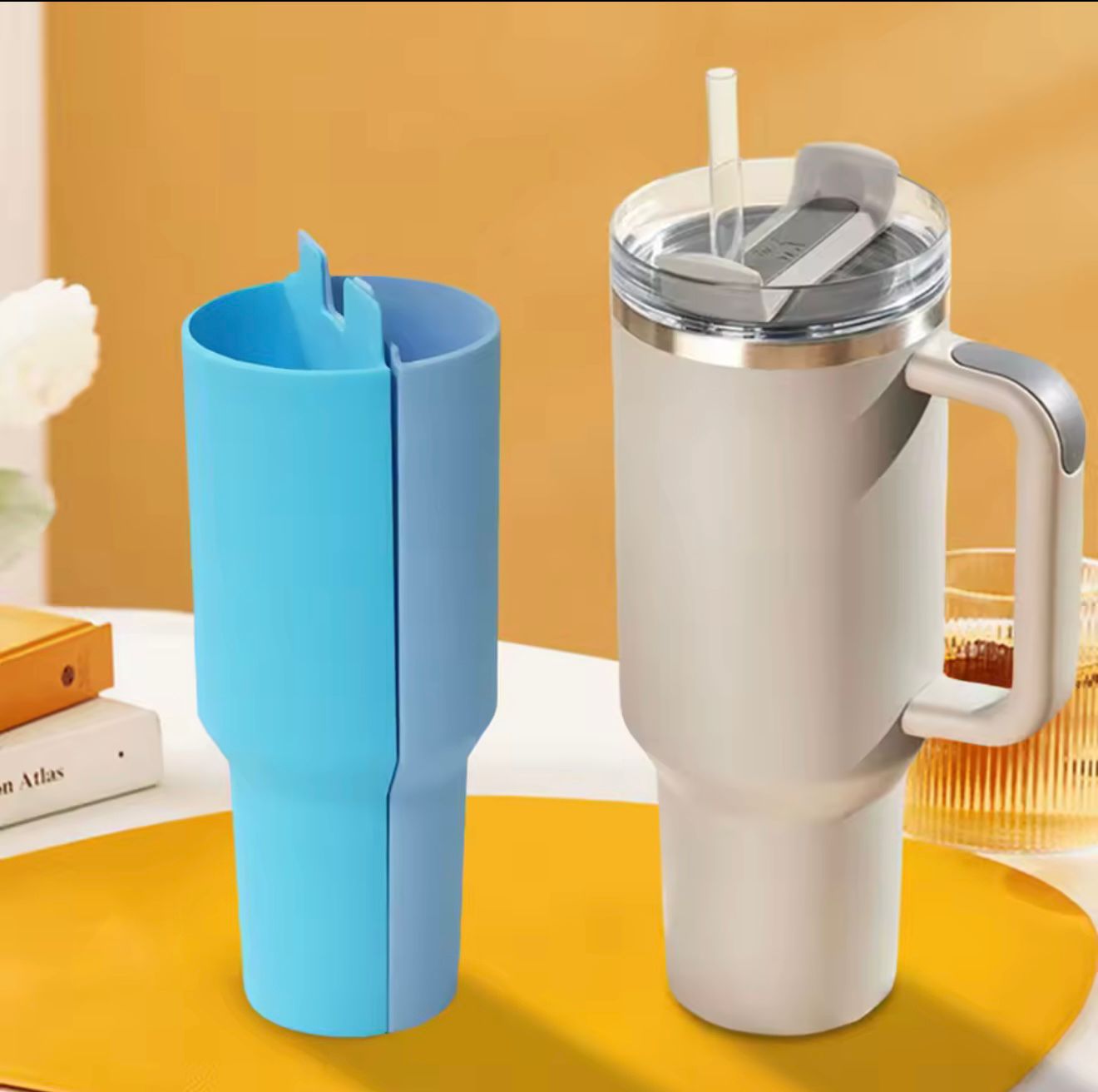 Silicone Divider Liner Mug for Stanley Tumbler 40oz